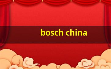 bosch china